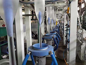 大型吹膜廠用電磁加熱施工案例